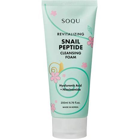 SOQU Snail Peptide Cleansing Foam 200 ml