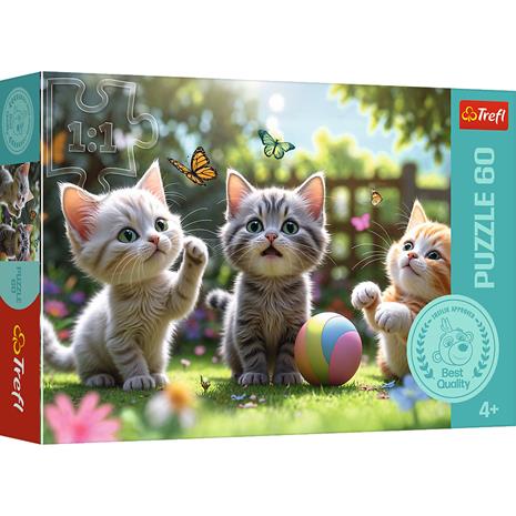 Three Kittens Lastenpalapeli 60 palaa Trefl