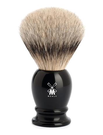 Mühle Partasuti Silvertip Badger Classic Resin Black-L