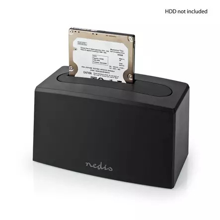 Nedis HDDUSB3210BK storage drive docking station