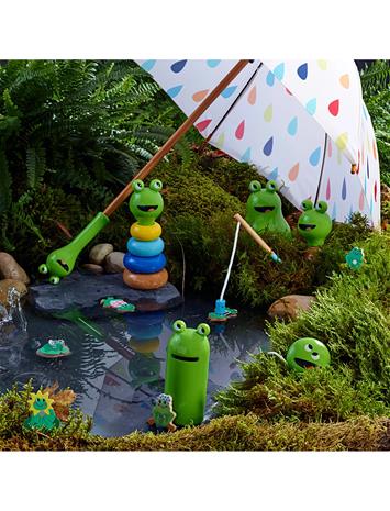 Vilac Umbrella - Babeth The Frog - White - ONE SIZE