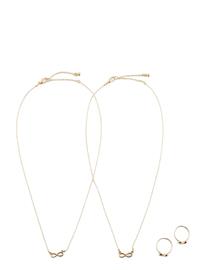 Mango Infinity Ring And Collar Set - Gold - ONE SIZE