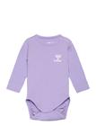 Hummel Hmlmino Body L/S - Purple - 98