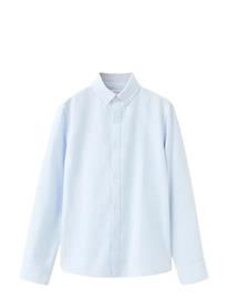 Mango Striped Oxford Shirt - Blue - 152