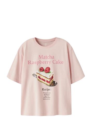 name it Nkfkatimo Ss Nreg Top Box - Pink - 158-164