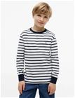 Tommy Hilfiger Stripe T-Shirt Ls - Navy - 176
