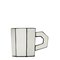 Serax Tea Cup White/Black Carte Blanche Set/2 - White - ONE SIZE – kuva 2