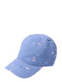 Lindex Cap In Cotton Gauze - Blue - 5-7