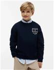 Tommy Hilfiger Outline Flag Graphic Sweatshirt - Navy - 176