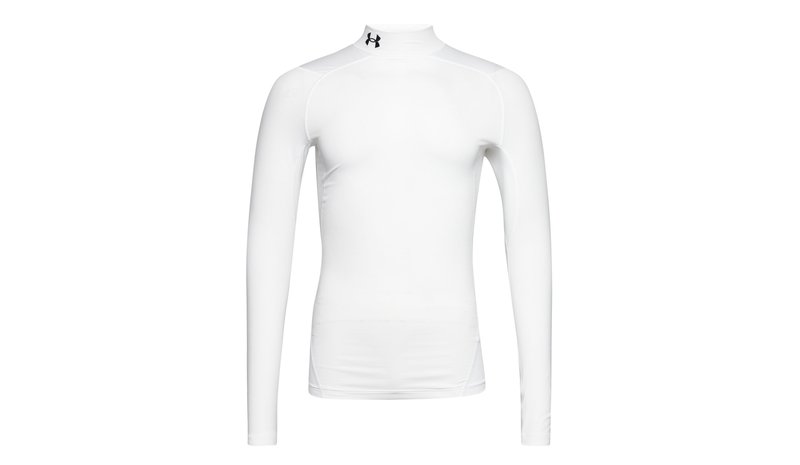 Under Armour Ua Cg Armour Comp Mock - White - M