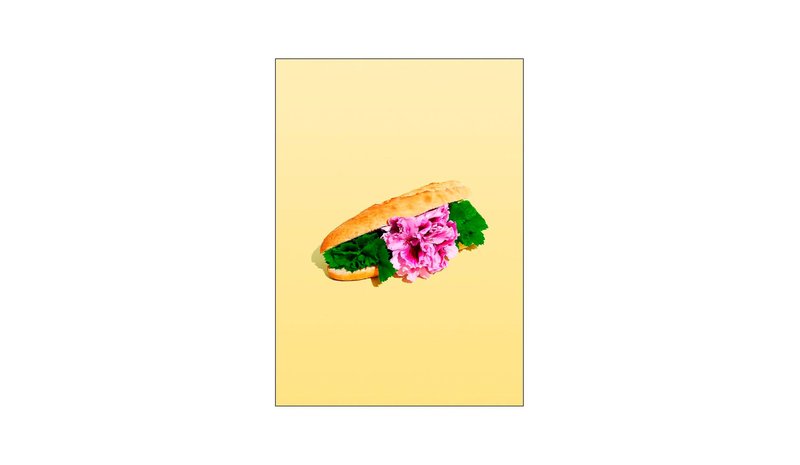Supermercat Flower Baguette - Multi/patterned - 70X100CM