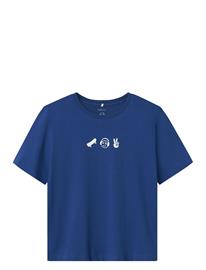 name it Nkmbekaj Ss Nreg Top - Blue - 146/152