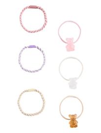 Mango Pack 6 Hair Ties - Beige - ONE SIZE