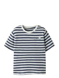 name it Nmmjesse Nreg Ss Top - Navy - 116