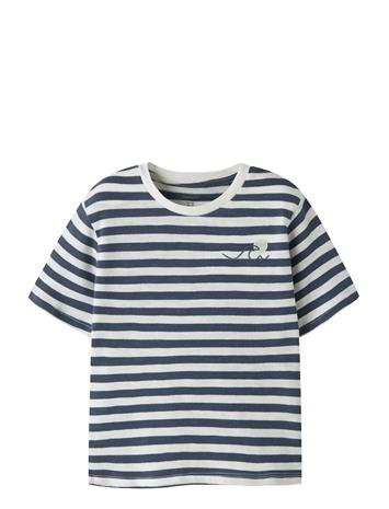 name it Nmmjesse Nreg Ss Top - Navy - 116