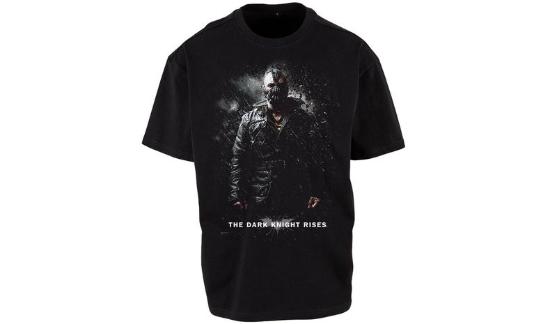 Batman - Bane Dark Knight Rises In The Rain - T-paita - Miehet - Musta