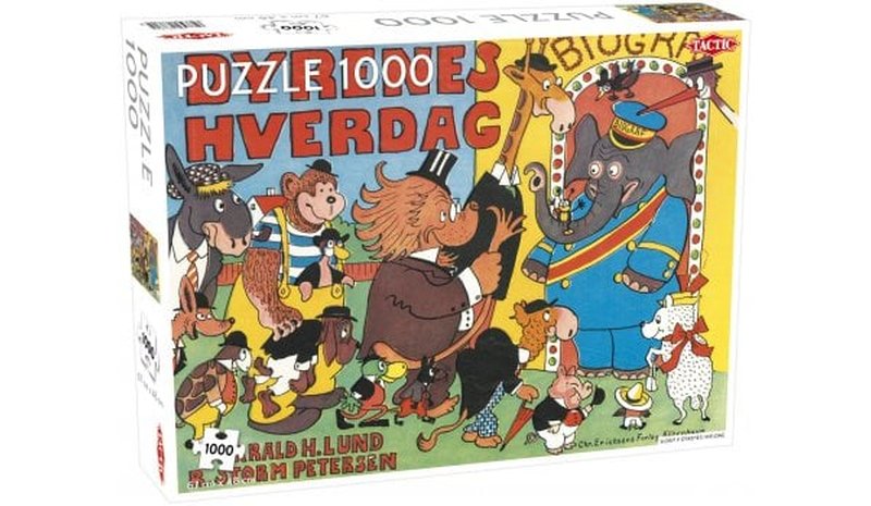 Tactic - Puzzle 1000 pc - Storm P Dyrenes Hverdag