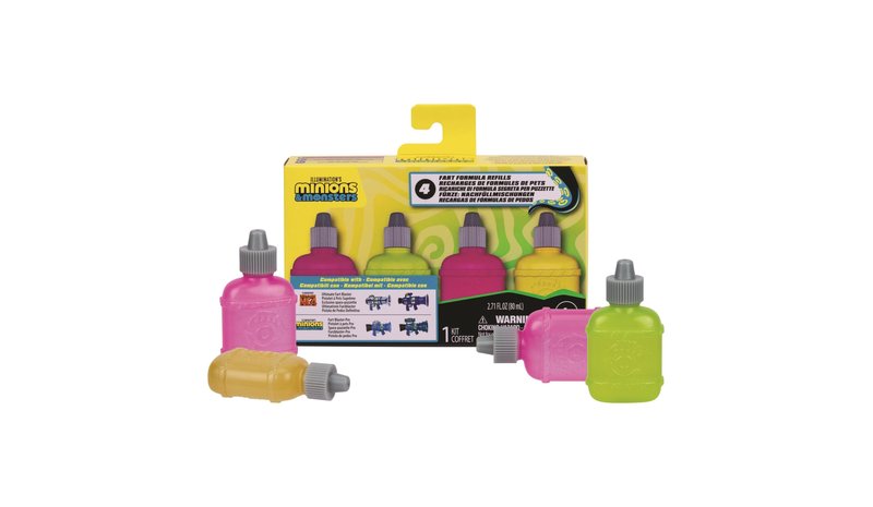 Minions 3 - Supreme Fart Blaster Refill Pack 4 pcs (20435) – kuva 1/2
