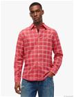 Tommy Jeans Tjm Reg Twill Check Shirt - Red - XXL
