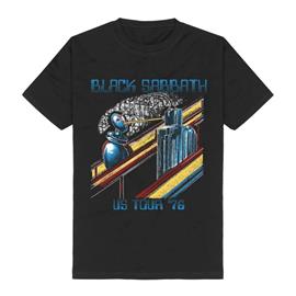 Black Sabbath - US Tour 1976 - T-paita - Miehet - Musta