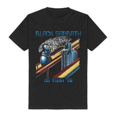 Black Sabbath - US Tour 1976 - T-paita - Miehet - Musta