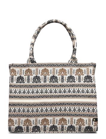 DEPECHE Shopper Bags Totes Cream DEPECHE