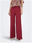 ONLY Onlerikka Hw Wide Crinkle Pant Pnt - Red - XL x 32