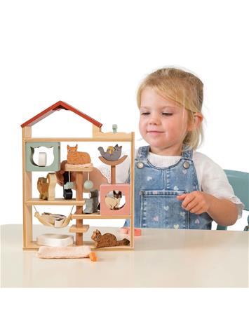 Tender Leaf Cat Hotel - Purrfect Stay - Beige - ONE SIZE