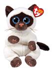 TY Miso Siamese Cat - Beanie Bellies - Reg - Beige - 15.5 cm