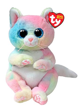 TY Jenni Cat - Beanie Bellies - Reg - Multi/patterned - 15.5 CM
