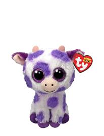 TY Ethel - Cow Purple Spots Reg - Multi/patterned - 15.5 CM