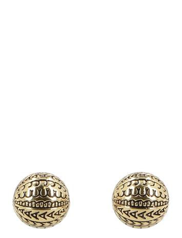 Marc Jacobs The Monogram Stud Earrings - Gold - ONE SIZE