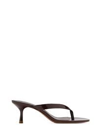 Mango Strappy Heeled Sandals - Brown - 41