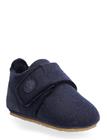 Wheat Marlin Felt Home Shoe - Navy - 20-13.6CM