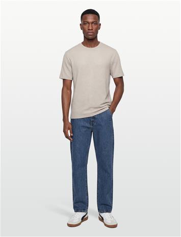 BOSS Rib T-Shirt - Navy - XXL