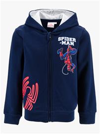 Marvel Spider-Man Zip Huppari, Navy, 128-134