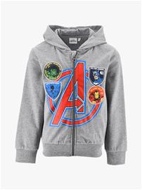 Marvel Avengers Zip Huppari, Harmaa, 128-134