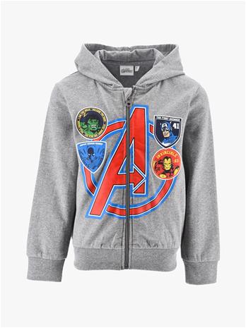 Marvel Avengers Zip Huppari, Harmaa, 128-134