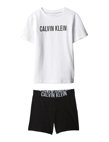 Calvin Klein Knit Pj Set (Ss+Short) - White - 164-170