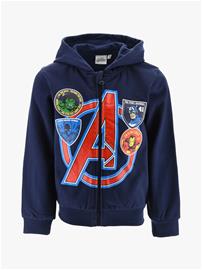 Marvel Avengers Zip Huppari, Navy, 116-122