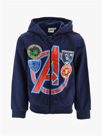 Marvel Avengers Zip Huppari, Navy, 116-122