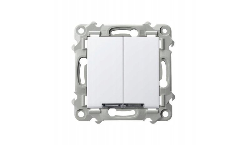 Valokytkin Led-valolla, valkoinen, 250v, 10a