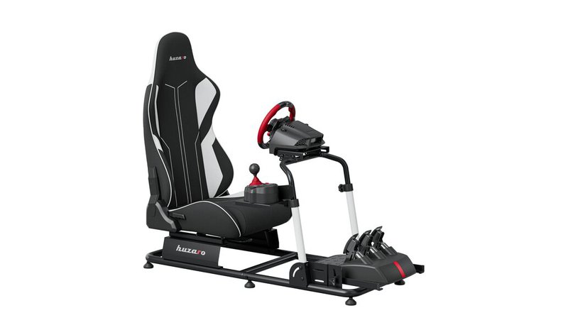 Sim Racing -kokpitti Huzaro Speed 5.5 – ajosimulaattorin teline ja istuin