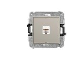 Karlik Mini Computer Socket Rj45, Cat. 5e, Beisvys