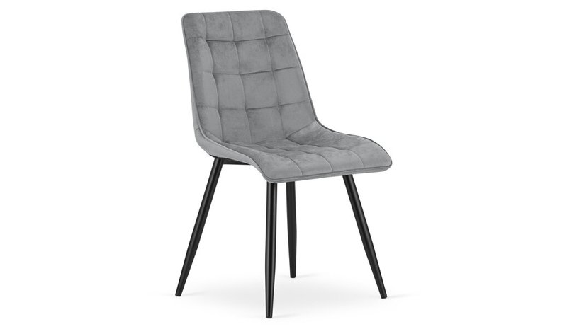 Ruokapöydän tuoli Split, 88x46x40 cm, harmaa