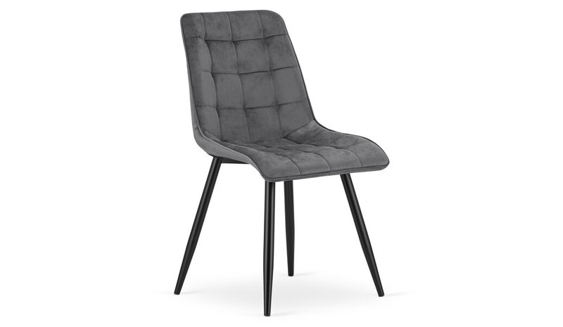 Ruokapöydän tuoli Split, 88x46x40 cm, harmaa