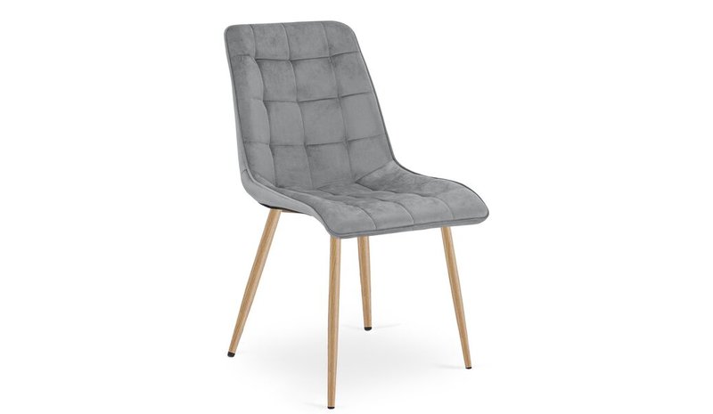 Ruokapöydän tuoli Split, 88x46x40 cm, harmaa