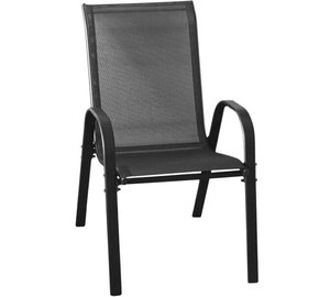 4 tuolin setti Sofia, 91x44x43 cm, harmaa