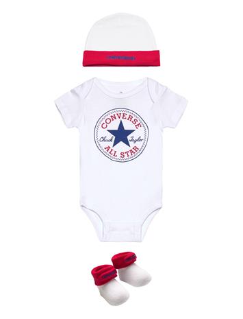 Converse C1-Bodysuit+Hat+Bootie Bodies Short-sleeved Pink Converse