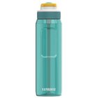 Vesipullo - KAMBUKKA Lagoon 1000ml Tritan, jossa on olki ja lukittava kansi, pirteä vihreä